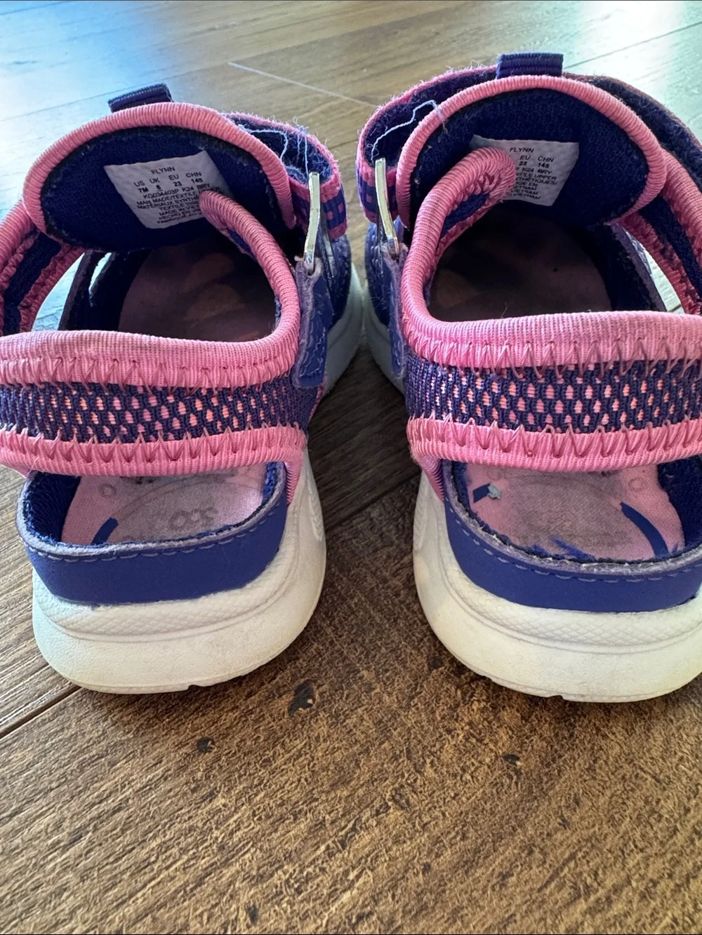 Stride Rite Flynn toddler girl sandals, size 7, purple/pink